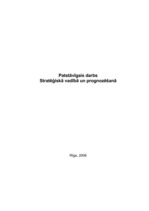 Referāts 'Stratēģiskā vadība un organizēšana', 1.