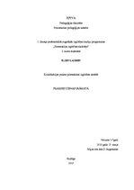 Prakses atskaite 'Kvalifikācijas prakse pirmsskolas izglītības iestādē', 1.