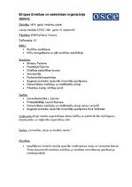 Konspekts 'Eiropas organizācijas', 7.