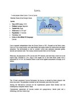Konspekts 'Latvia', 2.