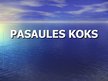 Prezentācija 'Pasaules koks', 1.