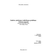 Referāts 'Atkritumu realizēšanas problēmas', 1.