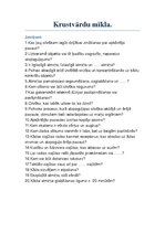 Paraugs 'Krustvārdu mīkla sociālajās zinības', 1.