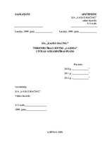 Paraugs 'Civilās aizsardzības plāns', 1.