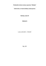 Prakses atskaite 'Skolotāja prakse III', 1.