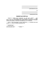 Paraugs 'Garantijas vēstule', 1.