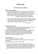 Konspekts 'Valodas stili', 1.