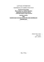 Konspekts 'Latvijas vai ārzemju uzņēmuma tēls Latvijas nacionālajā presē', 1.