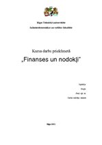 Referāts 'Nekustamā īpašuma nodoklis un iemaksas kārtība pašvaldības budžetā', 1.