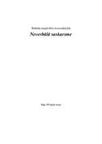 Referāts 'Neverbālā saskarsme', 1.