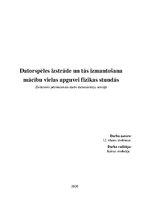 Referāts 'Datorspēles izstrāde un tās izmantošana mācību vielas apguvei fizikas stundās', 1.