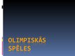 Prezentācija 'Olimpiskās spēles', 1.