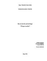 Referāts 'Tirgus analīze', 1.