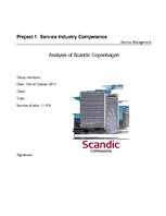 Referāts 'Analysis of Scandic Copenhagen', 1.