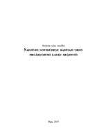 Referāts 'Sadzīves notekūdeņu radītais vides piesārņojums lauku reģionos', 1.