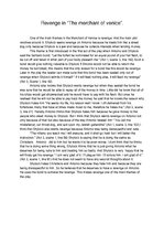 Eseja 'The Merchant of Venice', 1.