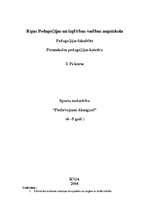 Konspekts 'Sporta nodarbība', 1.