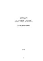 Referāts 'Azartspēles', 1.