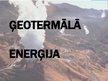 Prezentācija 'Ģeotermālā enerģija', 1.