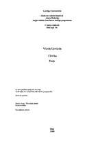 Eseja 'Cilvēks', 1.