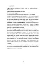 Diplomdarbs 'Christianity in C.S.Lewis’ Work "The Chronicles of Narnia"', 3.