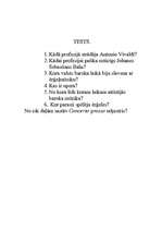 Konspekts 'Baroks', 2.