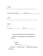 Referāts 'Licence', 14.