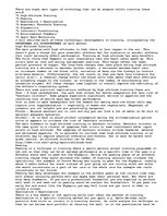 Eseja 'The Benefits of Technology Upon Training', 1.