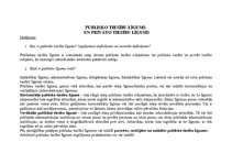 Konspekts 'Publiskais tiesību līgums un privātais tiesību līgums. Salīdzinājums', 1.