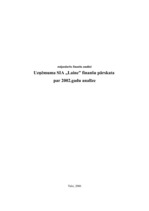 Konspekts 'Uzņēmuma SIA "Laine" finanšu pārskata analīze par 2002.gadu', 12.