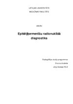 Konspekts 'Epitēlijķermenīšu radionuklīdā diagnostika', 1.