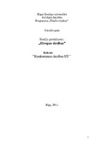 Referāts 'Konkurences tiesības Eiropas Savienībā', 1.