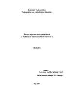 Referāts 'Bērnu sagatavošana rakstīšanai', 1.