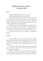 Konspekts 'Bīdermeiera stila mode', 4.