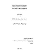 Referāts 'Latvija NATO', 1.