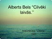 Prezentācija 'Alberta Bela darba "Cilvēki laivās" analīze', 1.