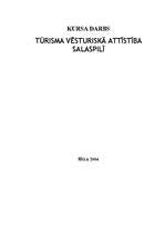 Referāts 'Tūrisma vēsturiskā attīstība Salaspilī', 1.