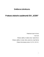 Prakses atskaite 'Atskaite ceļu būves firmā', 1.