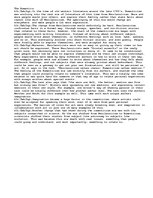 Eseja 'Era of Romanticism', 1.