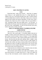 Eseja 'Odzes un sikspārņa daba', 1.