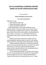 Konspekts 'ASV un Lielbritānija starpkaru periodā. Eiropa un ASV pēc Otrā pasaules kara', 1.