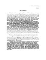 Eseja 'My Profession', 2.