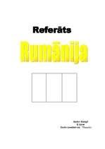 Konspekts 'Rumānija', 1.