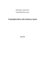 Referāts 'Uzņēmējdarbības vide Gulbenes rajonā', 1.