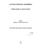 Referāts 'Vēsturiskās tiesību skolas mācība par tiesībām', 1.