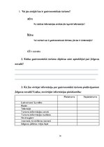 Referāts 'Vietējo tūristu apmierinātība ar gastronomiskā tūrisma piedāvājumu Jelgavas nova', 34.
