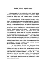 Konspekts 'Morālās situācijas tēžveidu analīze', 1.