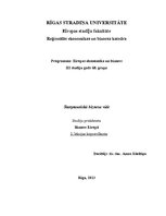 Konspekts 'Starptautiskā biznesa vide', 1.