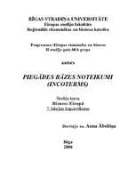 Konspekts 'Piegādes bāzes noteikumi', 1.