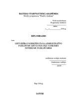 Diplomdarbs 'Lietvedības nodrošināšana administratīvo pārkāpumu lietās par ceļu satiksmes not', 1.